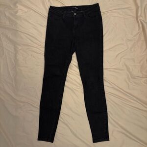 Fashion Nova Women’s Jet Black Skinny Jeans Size 11